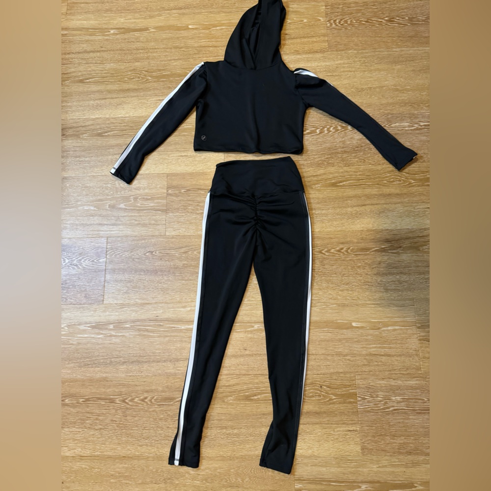 Abs2b fitness apparel stripe track suit
